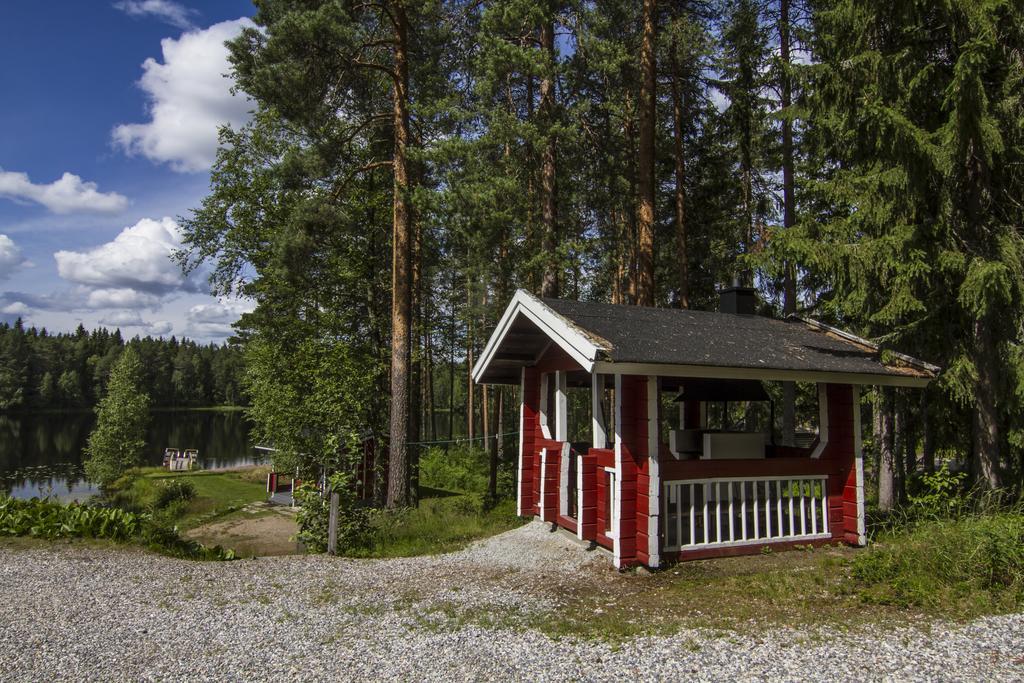 Lomaperkkioe Cottages Kajaani Buitenkant foto
